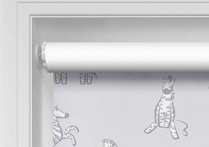 Zebra, Light Grey - Twist&Fit Roller Blind - Image 10